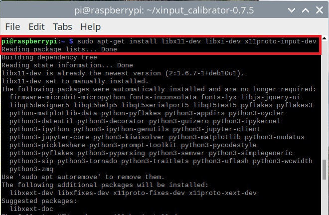 xinput_calibrator-xi-package-update