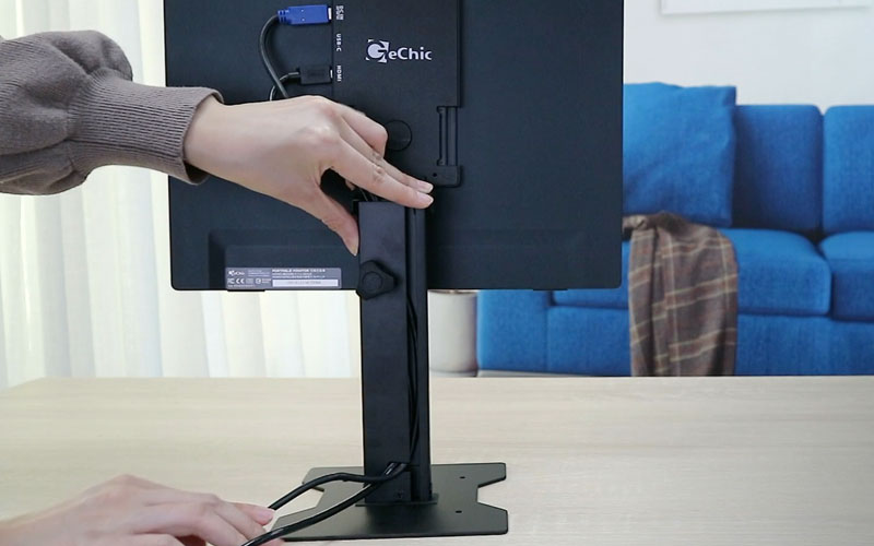 快拆 垂直堆疊 雙螢幕 クイックリリース スタンド 縦型デュアルモニター quick release monitor stand stacked dual monitor