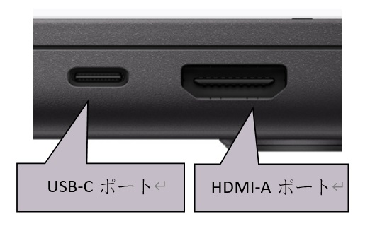 USB-C vs HDMI port-JP